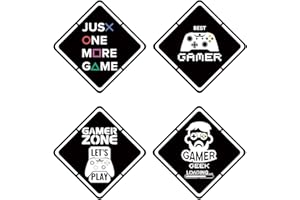 ANHUIB Autocollant Muraux Gamer,Stickers Muraux Gaming,Sticker Gamer Zone,Decoration Gaming Chambre Ado,Stickers Deco Gaming Chambre,Gamer Poster Murale de Garçon Dortoir Décoration,Cadeau Geek Gamer
