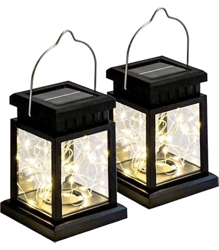 2x LED-Solarlaternen Mit 1500mAh Akku – Wetterfeste Gartenlampe, Warmweiß, Automatisch Bei Dämmerung