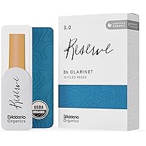 D'Addario Organique Classic Bb klarinetrietjes – rietjes voor klarinet – het eerste en enige biologische riet – 3,5 sterkte, 10 verpakkingen
