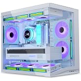 Lian Li O11 Dynamic Mini V2 White Mid Tower ATX Case (G99.O11DMIV2W.00)