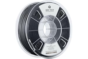 QIDI TECH TPU 95A Filamento ad alto flusso 1,75mm，TPU95A-HF Filamento flessibile per stampante 3D, alta elasticità, adatto per la stampa ad alta velocità, bobina da 1 kg, Nero.