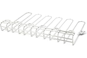 Hostelnovo - Colgador de Copas para Techo y Pared - Soporte para Copas de Vino Colgante Ideal para Bar o Restaurante - Capacidad 20 Copas en 6 Carriles - Acero Inoxidable