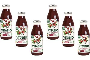 Vitabio - 100% Pur Jus - Cranberry Bio 50 cl - BIO - Lot de 6