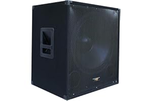 E-Lektron SUB-Q45A PA-Subwoofer Aktiv 18"/45cm Bass Lautsprecher Box mit integrierter Endstufe1000W-Peak
