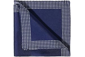 BRERA 67 - Fazzoletto da Taschino Elegante in Seta, Fazzoletti per Abiti e per Giacche 25X25 cm, Accessorio Uomo per Cerimonie e Matrimoni, Pochette Classica