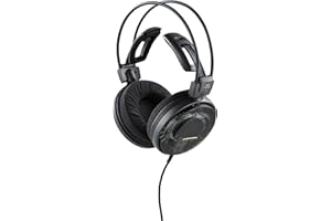 AUDIO-TECHNICA Audio Technica ATH-AD900X Audiophile Open-Air Over-Ear Headphones Lightweight (Black)