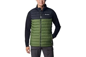Columbia Powder Lite Vest, Doudoune Sans Manches Homme, Ancient Fossil/Black, Taille L