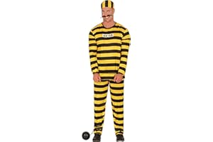 FIESTAS GUIRCA Déguisement Prisonnier Costume Adulte Homme