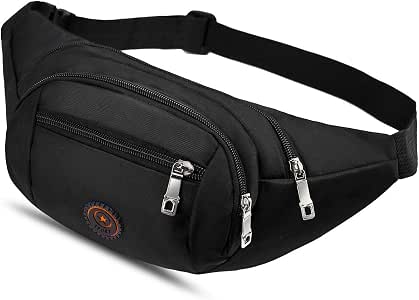 Sac Banane Etanche Course - Sacoche Ceinture Réglable Homme/Femme Sport Running