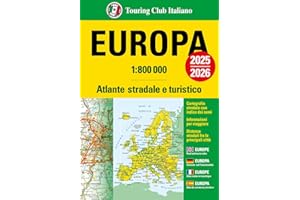 Europa. Atlante stradale e turistico 1:800.000. 2025-2026