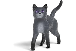 schleich DIE Schule DER MAGISCHEN Tiere | Karajan 14912 | Tierfigur Kater aus dem Film | detailgetreue Sammelfiguren | Geschenk für Kinder & Sammler | ab 3 Jahre | 8 x 3 x 7 cm
