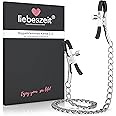 LIEBESZEIT© Nipple Clamps Nipples - Adjustable Nipple Clamps Nipple Clamps SM Fetish Sex Toy for Women Man Couples BDSM Toys 