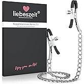 LIEBESZEIT© Nipple Clamps Nipples - Adjustable Nipple Clamps Nipple Clamps SM Fetish Sex Toy for Women Man Couples BDSM Toys 