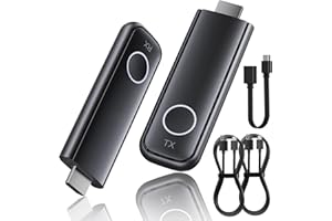 ACEELE Trasmettitore e Ricevitore HDMI Wireless, Full HD 1080P Dongle HDMI Wireless Extender, Portata 164FT/50M, Doppia Banda 2,4/5G Streaming Video/Audio/File da Laptop, PC, TV Box a Monitor/HDTV/Proiettore