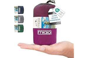 MIQIO Wkładka do śpiwora, prześcieradło, 2 w 1, lekka, podróżna, rozmiar XL