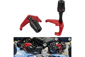 KKZOL Motorcycle Frame Sliders Falling Protector Protection Replacement for Honda Grom MSX125 2022-2024(Red)