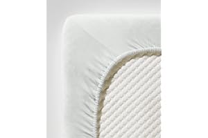 Fleuresse Comfort elastanowe prześcieradło z dżerseju, do materacy 90 x 200 do 100 x 220 cm (do wysokości 25 cm), białe