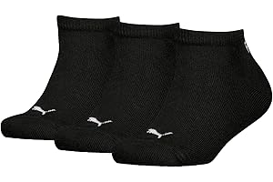 PUMA 194010001 Chaussettes de baskets Mixte enfant (lot de 3)