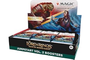 MAGIC THE GATHERING Magic: The Gathering Lord The Rings: Tales of Middle-Earth Holiday-EN Jumpstart Vol. 2 Display, Multicolor (Wizards Coast D21300000)