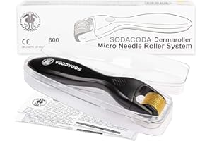 ‎SODACODA Sodacoda DRS Roller with 600 Needles Made of Titanium and Stainless Steel (0.20 mm)