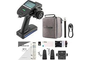 HTLNUZD Radiomaster MT12 Edgetx Open-Source Radio Controller | 2.4G 4in1 Multi-Protocol | for RC Cars, Boats & Surface Vehicles | Upgraded Version