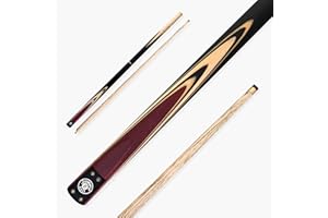 Jonny 8 Ball Traditional Range 57 Inch 3 Piece Centre Jointed Length Adjustable Snooker Pool Cue 9mm Tip - Shorten to 44 Inch