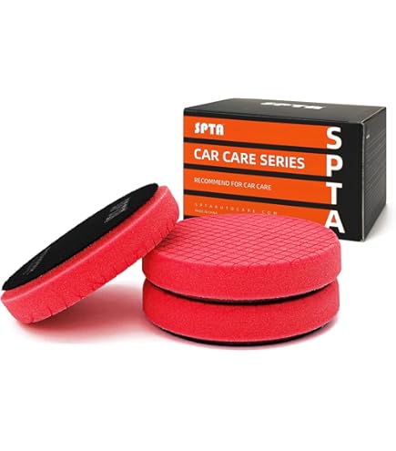 SPTA 75/125/150 mm Mikrofaser Polierpad Set Polierschwamm für