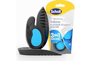 DR. SCHOLL'S Scholl In-Balance Solette Ortopediche per Uomo e Donna - Plantari per Tallone e Caviglia, Alleviano il Dolore, Supporto per l’Arco Plantare, Riducono l’Impatto sui tendini, 1 Paio