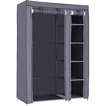 Pearl Kleiderschrank 2 Turiger Faltschrank Mit 6 Fachern Und 3