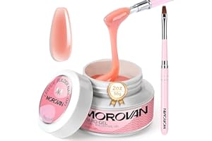 Morovan Gel Ricostruzione Unghie: 56ml Gel Ricostruzione Unghie Colore Nudo Gel Unghie Gel Per Unghie Adatto Per Il Nail Salon