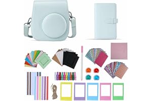 TONYLAIJIANTAO Sofortbildkamera Mini 11/12 Zubehör Kompatibel mit Fujifilm Instax Filmkamera, Inklusive Tasche/Album/Filter/Filmrahmen/Randaufkleber. (Grün)