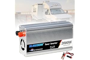 XTWYXING 1000W 1200W 1500W 2000W Inverter di Potenza Onda sinusoidale Pura Inverter DC 12V 24V AC 220V 230V Convertitore Tensione ?Inverter Trasformatore per Auto LCD Monitor,iPad Table (12V,2000W)