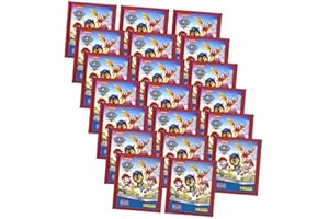 ‎PANINI Panini Paw Patrol Sticker - Rescue Knights Serie 8 (2023) - 20 Tüten Sammelsticker im Bundle mit 10 STRONCARD Hüllen