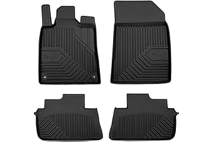 MOTOS Alfombrillas de Goma para Peugeot 407 2004-2011 Mejore la Comodidad de Sus Viajes con la Alfombra Antideslizante Car No.77- Alfombrillas de Coche para Varias Estaciones