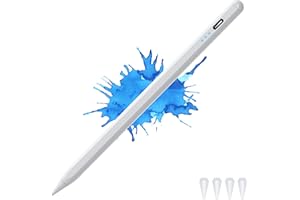 KADLUN Lápiz para iPad 2018~2022 con Palm Rejection/Sin Demora/Detección de Inclinación Adsorcion Magnetica iPad Pencil para iPad 10/9/8/7/6 iPad Air 5/4/3 iPad Mini 6/5 iPad Pro 11"/12.9'' 6/5/4/3 Blanco