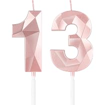 FUNCANDLE Geschenktüte Zum 12. Geburtstag Für Mädchen – Mit Goldenen Griffen, 32x25x11 Cm, Rosa