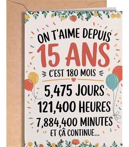 Carte Popup 15ème Anniversaire - Drôle Et Coquin - Pour Ado, Fille Ou Garçon