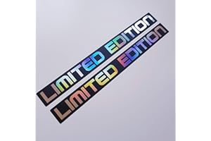 folien-zentrum Set di 2 adesivi Limited Edition effetto metallizzato, ologramma Oilslick Rainbow Flip Flop Auto Sticker JDM Tuning OEM Dub Decal Stickerbomb Bombing Sticker Illest Dapper Fun Oldschool