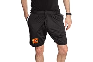 CALHOUN NHL Herren-Shorts, offizielles Team, zwei Streifen