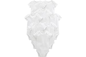 Simple Joys by Carter's Unisex Baby Side-snap Short-Sleeve Shirt Infant-and-Toddler-Bodysuits (8er Pack)