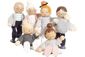 Le Toy Van - Wooden My Doll Family Play Set For Dolls Houses | Daisylane Dolls House Accessories Sets - Suitable For Ages 3+