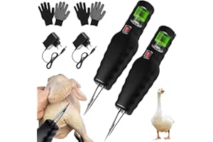 HUIKUANGEU Electric Feather Plucker, Pack of 2 Electric Poultry Pulling Machine, Electric Poultry Feather Plucker, Handheld Chicken Capping Machine, Portable Plucking Machine, for Poultry Goose Feathers Plucking