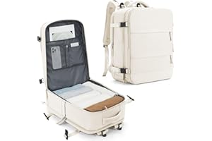 SZLX Ryanair Bagaż Podręczny 40x20x25 Plecak Damski plecak na Laptop z wyjściem USB Plecak Podróżny Easyjet Bag 45x36x20 Cabin Bag Męski Wodoodporny Plecak do Pracy Plecak Sportowy z przegrodą na buty