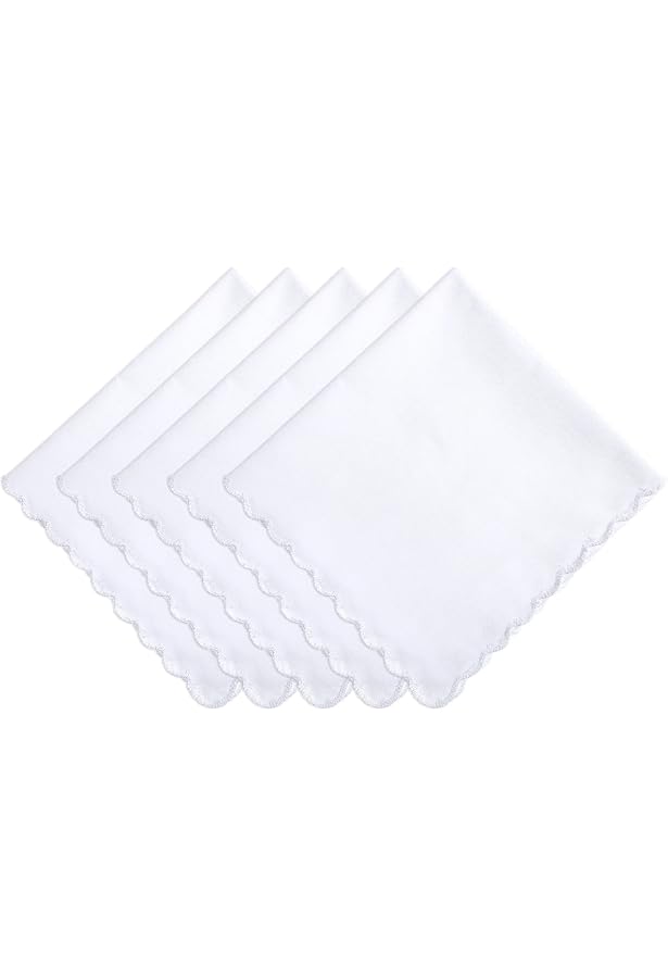 Mouchoir De Poche Vintage En Coton/Polyester Motif Pot De Fleur - 37.5x38.5cm Neuf (sans étiquette) - France