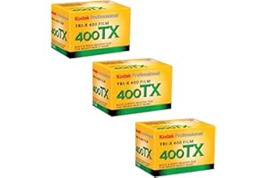 RITZ CAMERA Kodak Tri-X 400TX Professional Black & White Film ISO 400, 35mm, 24 Exposures (3 Pack)