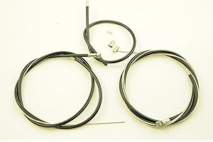RETRO BIKE BITS FULL SET OF BRAKE CABLES FOR RALEIGH CHOPPER MK 3 MARK 111 FRONT AND REAR NEW READY TO FIT