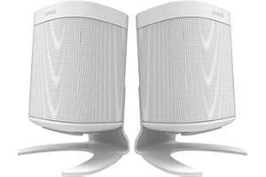 SOUND BASS ONE, ONE SL & Play:1 Desk Stand, Twin Pack, bianco, compatibile con Sonos ONE & PLAY1 Speaker