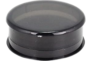 SPLIFF Grinder de Plástico, Molinillo de Especias, 3 piezas, Transparente, Color Blanca, 62 mm x 27mm.