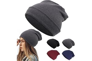 AN-WATTY Gorro Hombre, Gorro Mujer, Turbantes para Mujer, Gorro para Dormir, Gorro Running Hombre, Pañuelos Cabeza Mujer, Gorro Dormir, Gorras Mujer y Hombre per Primavera, Autunno e Inverno