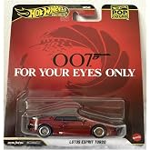 Hot Wheels Premium Pop Culture 007 Lotus Esprit Turbo, Kırmızı | James Bond Temalı, Real Riders Tekerlekler, 3 Yaş ve &Uuml;zeri, 
